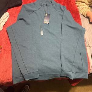 VRST Men's Textured Quarter-Zip Pullover